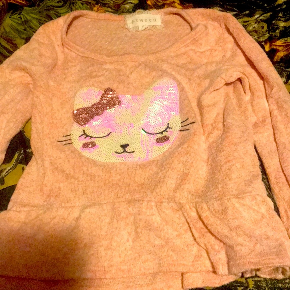Size 3t cat long sleeve shirt